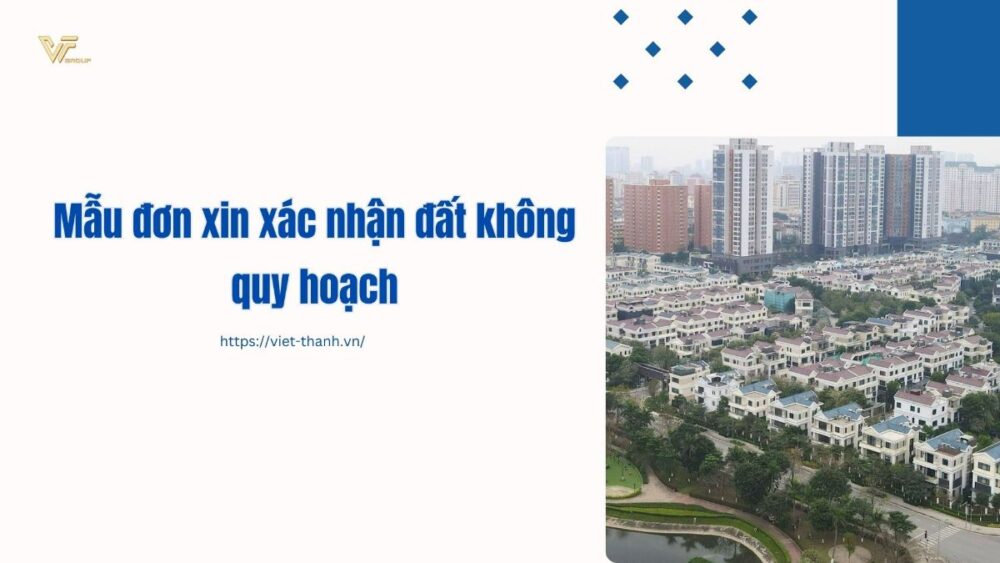 Mẫu đơn xin xác nhận đất không quy hoạch