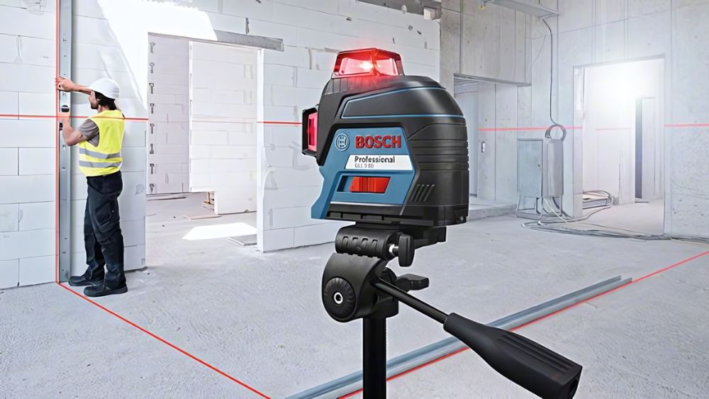 Phân biệt máy thủy bình và máy cân bằng laser 2 Máy Cân Bằng Laser