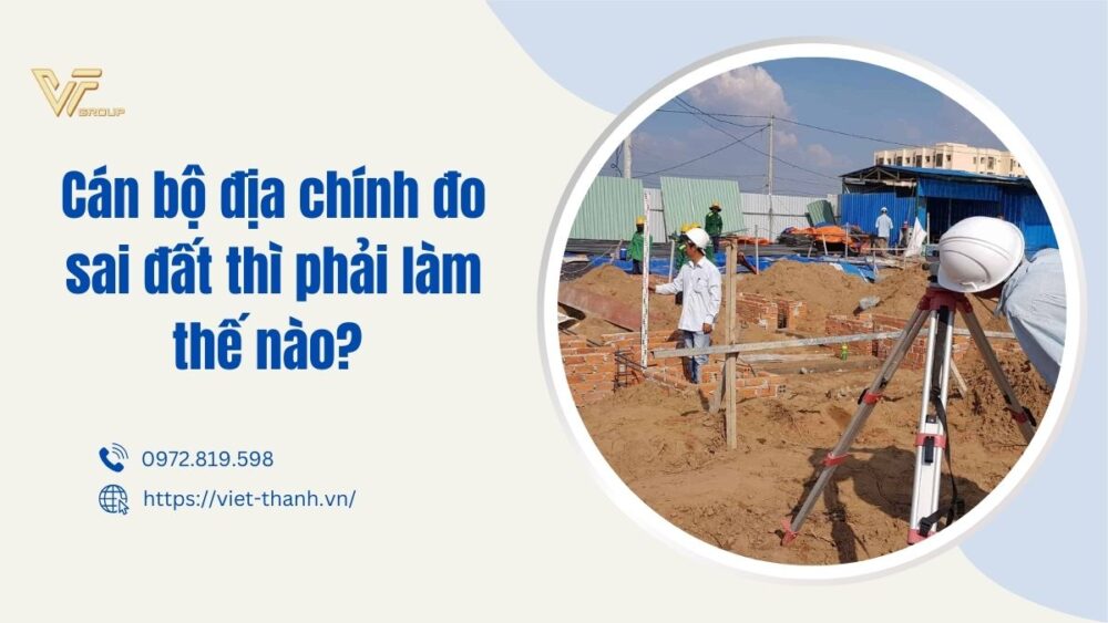 địa chính đo sai đất