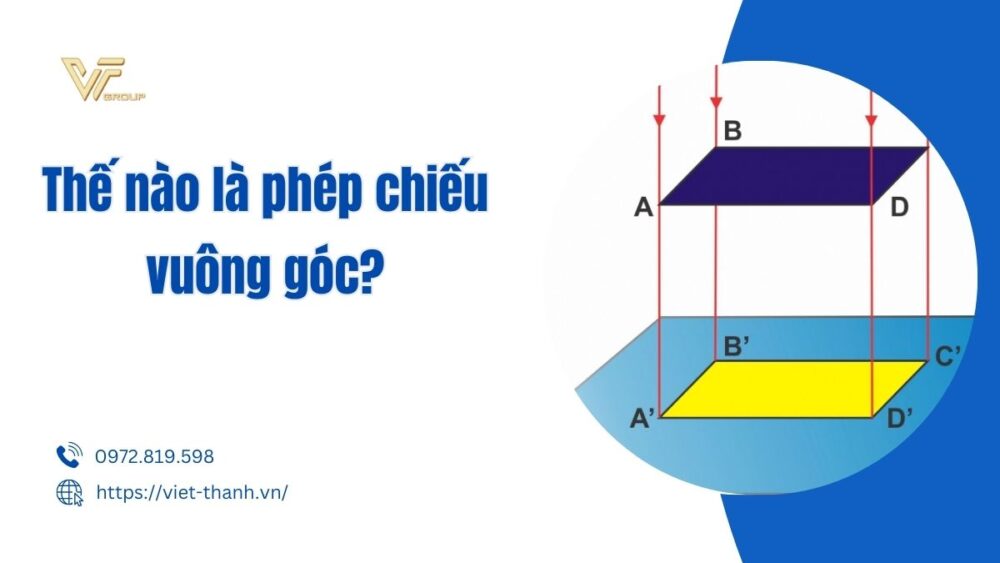 Thế nào là phép chiếu vuông góc?
