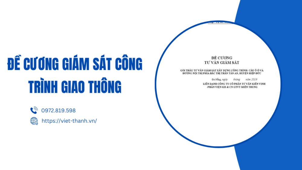 đề Cương Giám Sát Công Trình Giao Thông