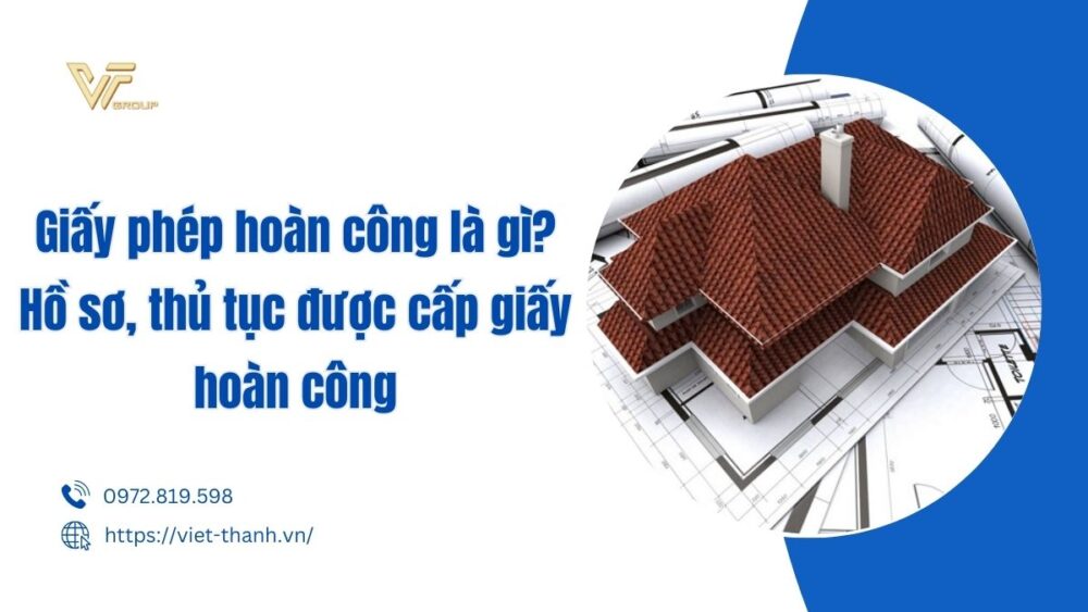 giấy phép hoàn công xây dựng