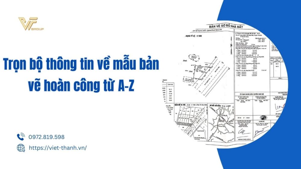 Mẫu bản vẽ hoàn công