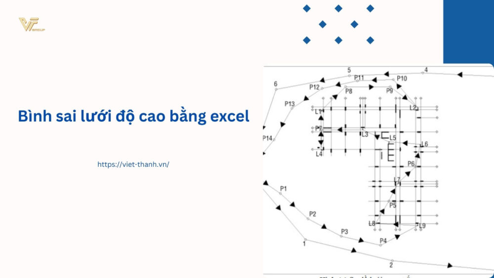 Bình sai lưới cao độ bằng Excel