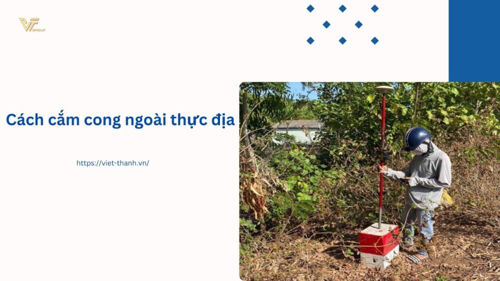 Cách cắm cong ngoài thực địa