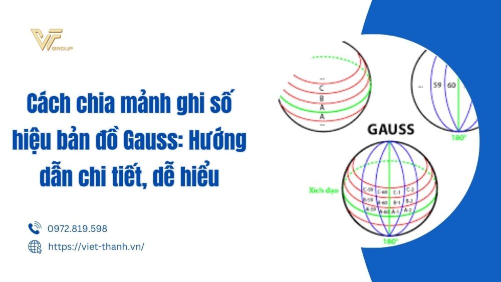 Cách Chia Mảnh Ghi Số Hiệu Bản đồ Gauss Hướng Dẫn Chi Tiết, Dễ Hiểu
