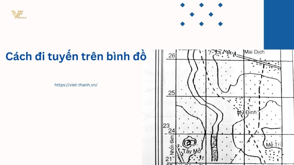 Cách đi tuyến trên bình đồ