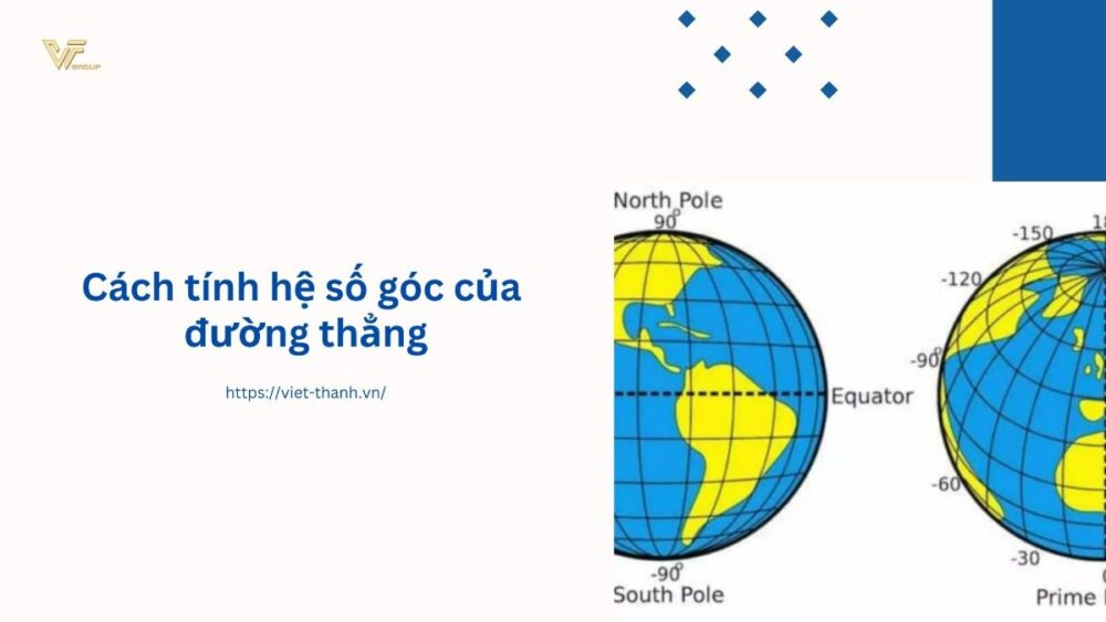 Cách tính hệ số góc của đường thẳng