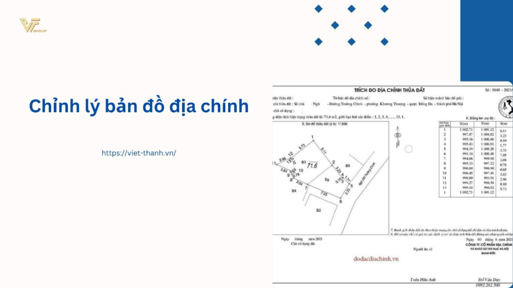 Chỉnh lý bản đồ địa chính