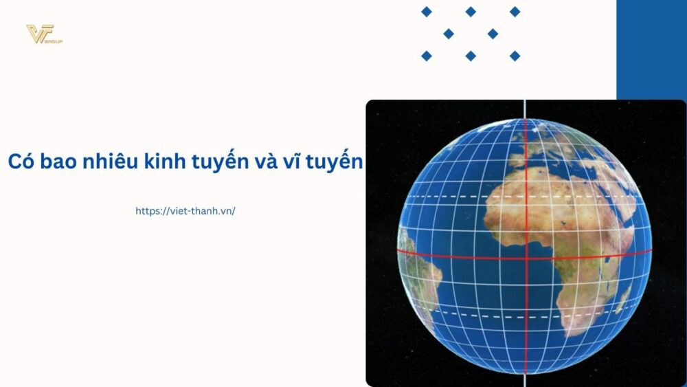 Có bao nhiêu kinh tuyến và vĩ tuyến