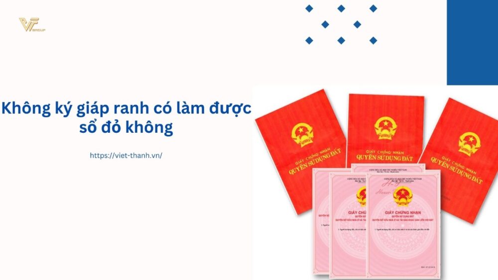 Không ký giáp ranh có làm được sổ đỏ không