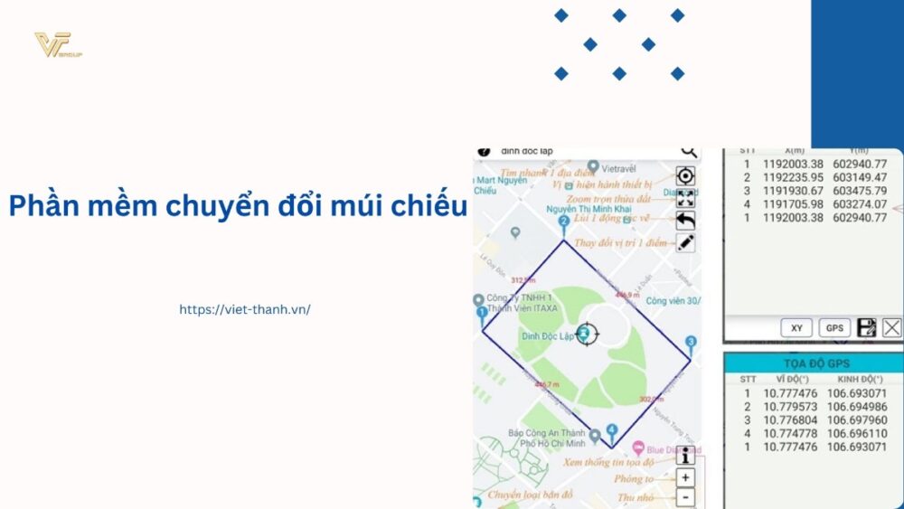 Phần mềm chuyển đổi múi chiếu