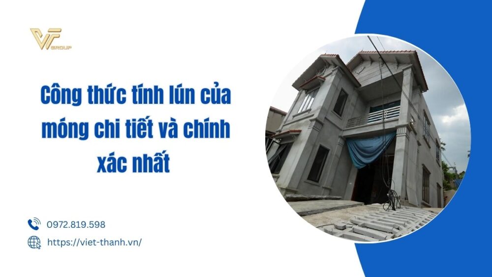 công thức tính lún