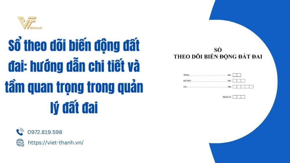 sổ theo dõi biến động đất đai