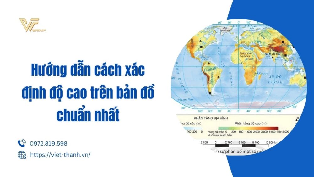 Cách xác định độ cao trên bản đồ