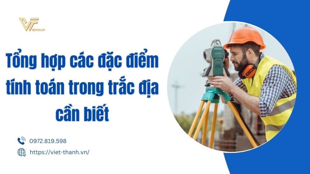 đặc điểm tính toán trong trắc địa