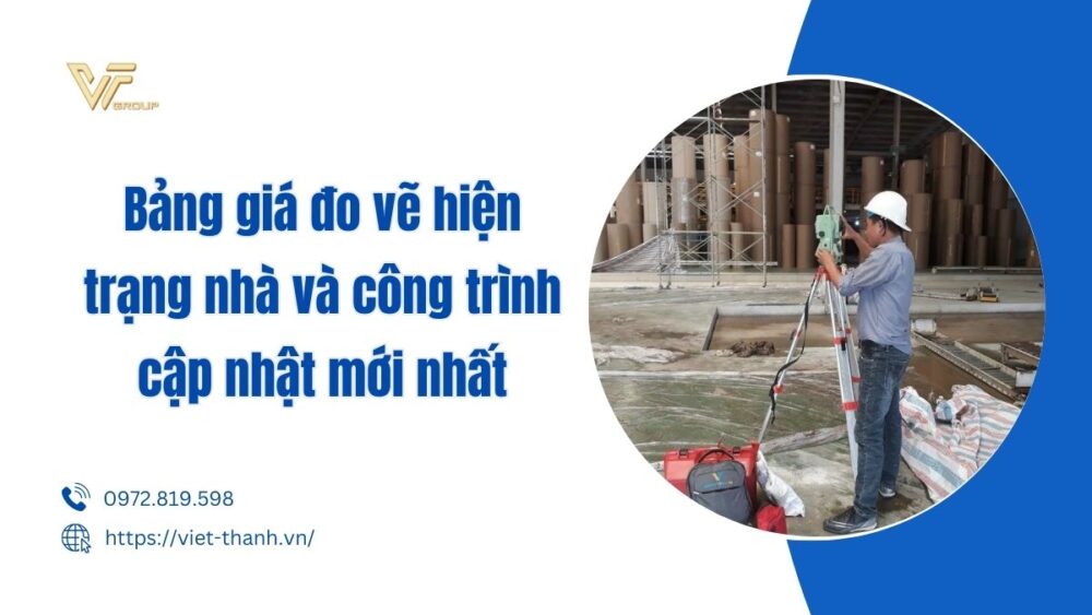 giá đo vẽ hiện trạng nhà và công trình