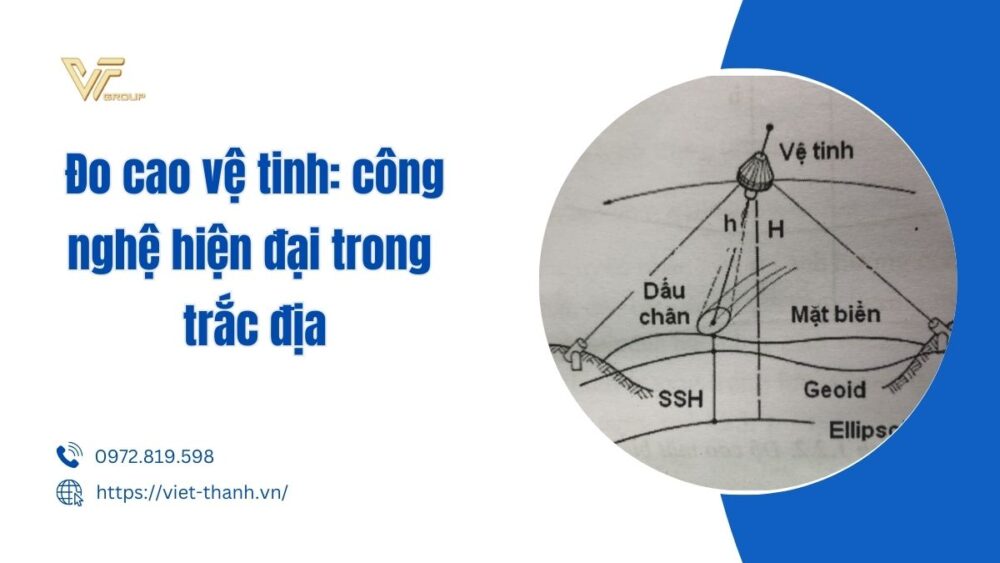Đo cao vệ tinh: công nghệ hiện đại trong trắc địa