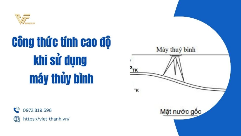 Công thức tính cao độ khi sử dụng máy thủy bình