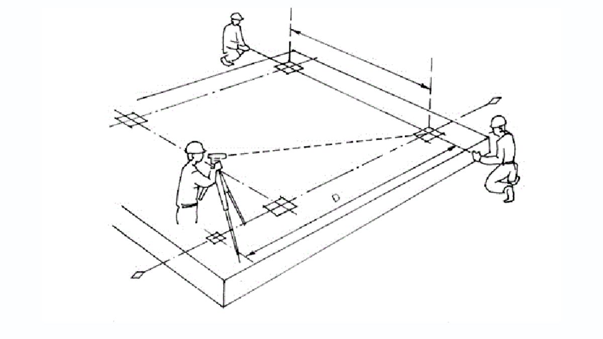 Hướng dẫn chi tiết cách giác móng bằng máy thủy bình từ A – Z 2 Giác móng bằng máy thủy bình