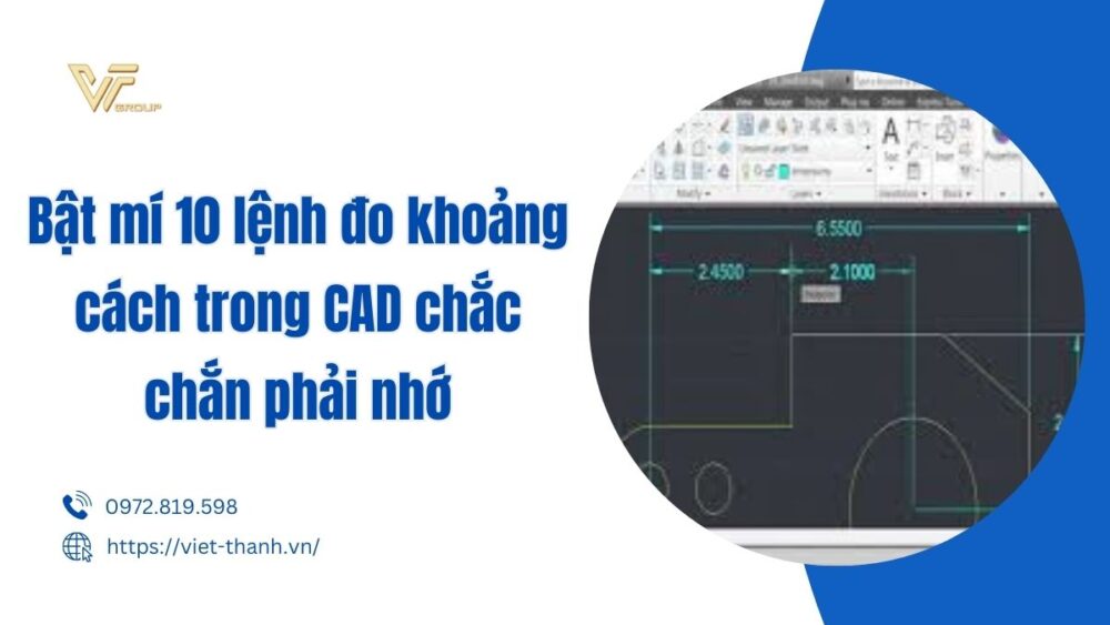 lệnh đo khoảng cách trong cad