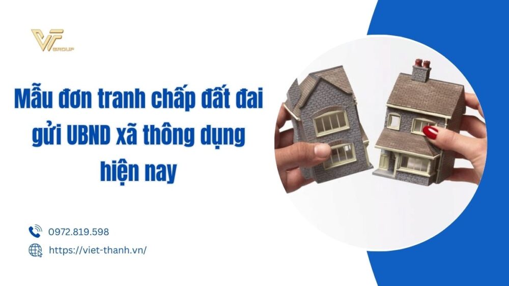 Mẫu đơn tranh chấp đất đai gửi UBND xã