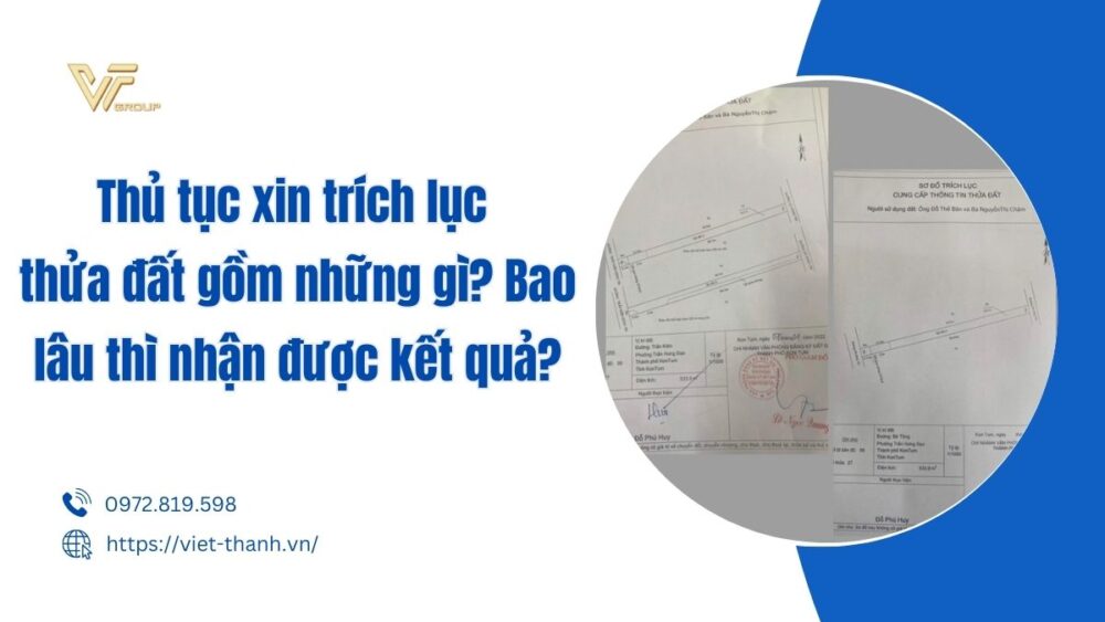 Thủ tục xin trích lục thửa đất
