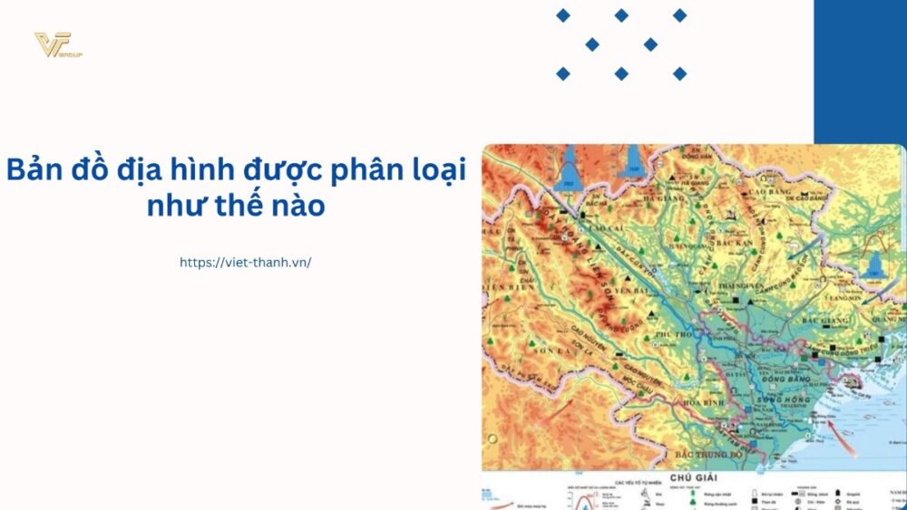 Bản đồ địa hình được phân loại như thế nào