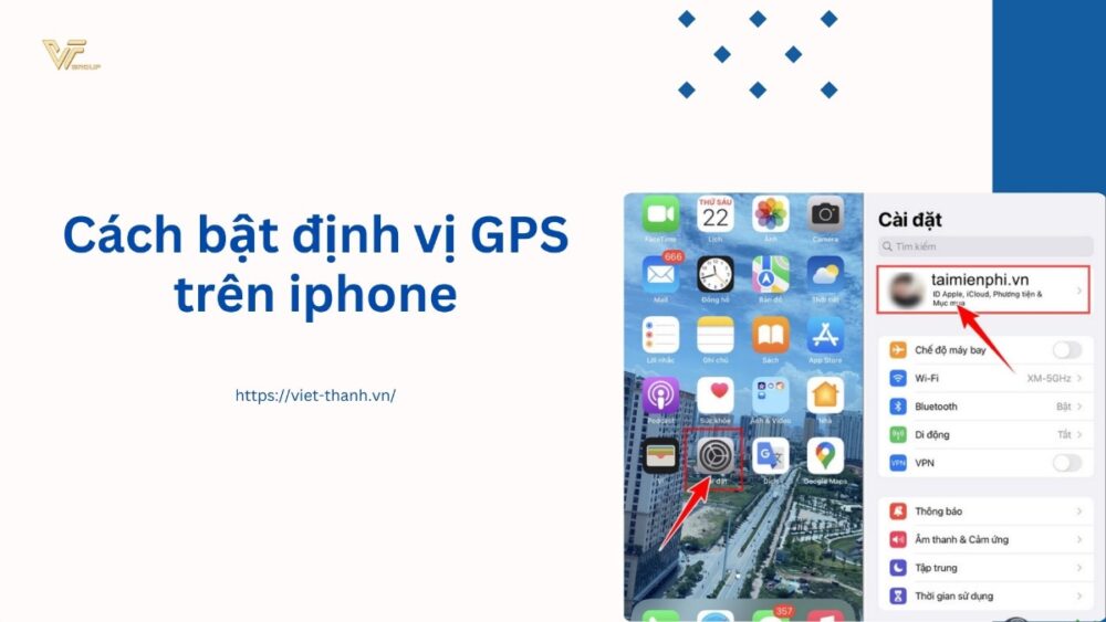 Cách bật định vị GPS trên iPhone