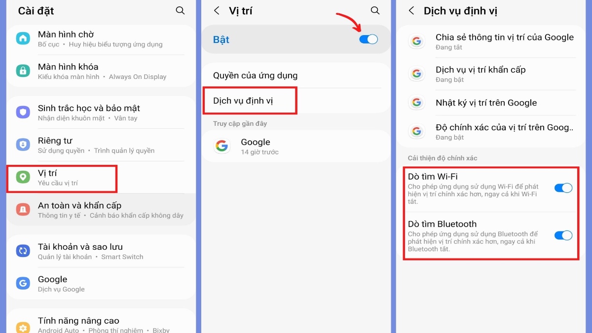 Hướng dẫn chi tiết nhất cách bật định vị GPS trên Android 1 Cách bật định vị GPS trên Android