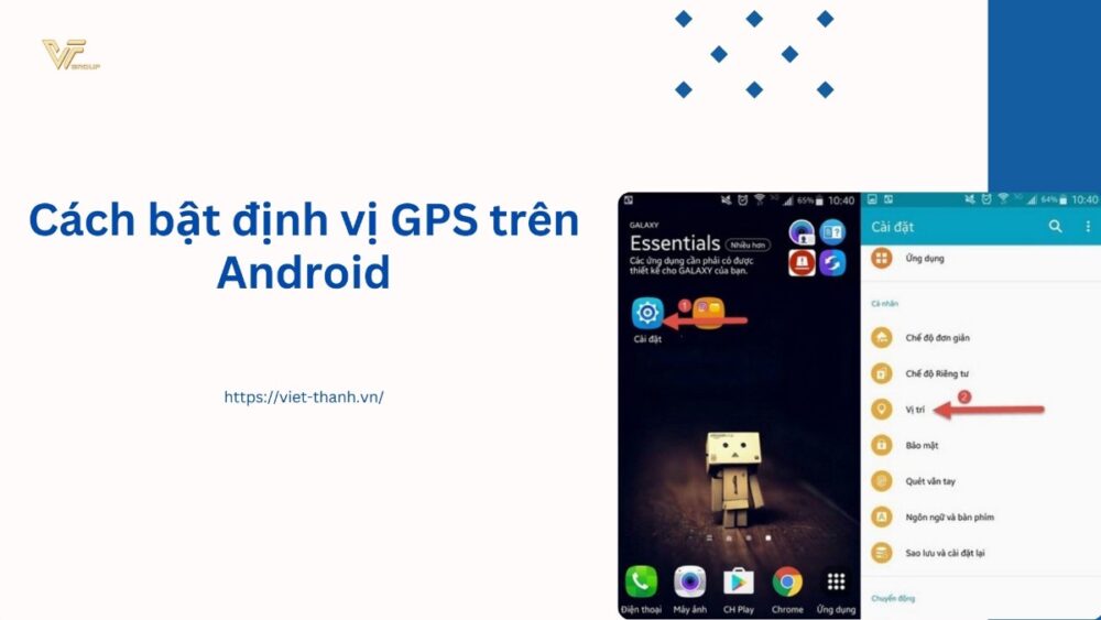 Cách bật định vị GPS trên Android