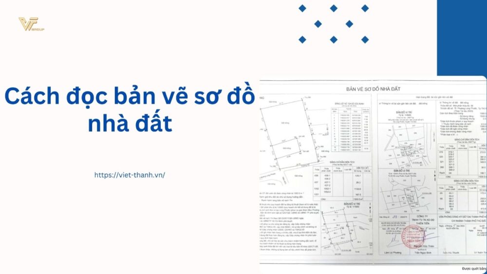 Cách đọc bản vẽ sơ đồ nhà đất