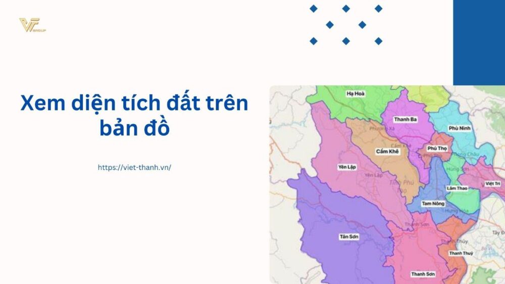 Xem diện tích trên bản đồ