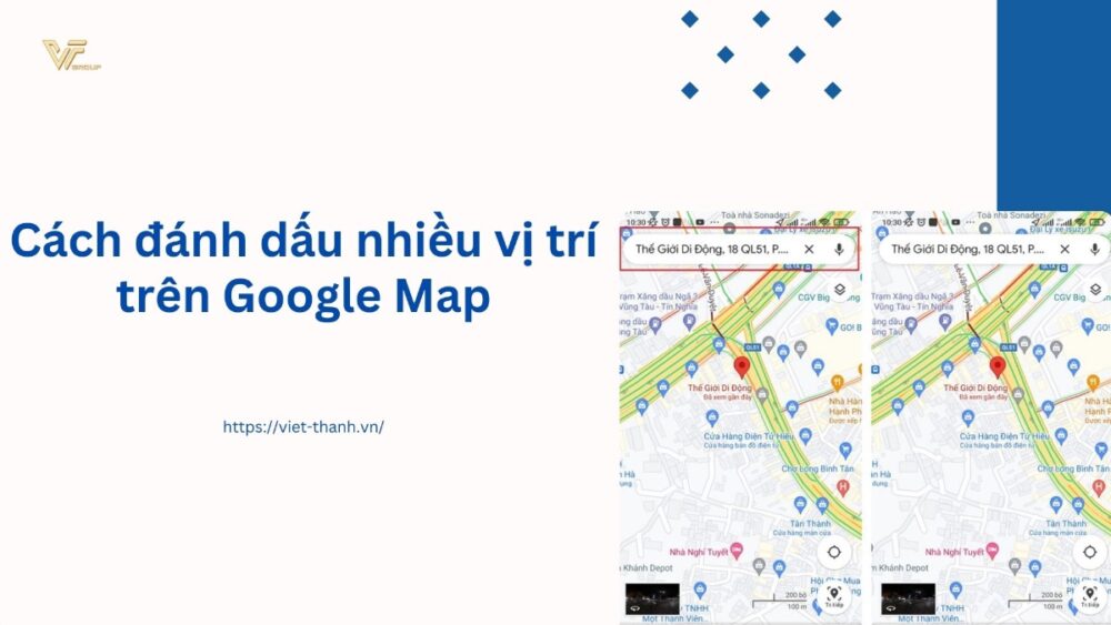 Cách đánh dấu nhiều vị trí trên Google Map
