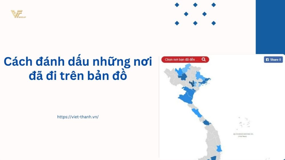 Cách đánh dấu nhưng nơi đã đi trên bản đồ