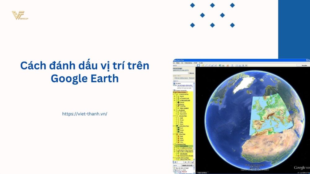 Cách đánh dấu vị trí trên Google Earth
