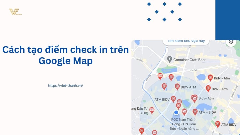 Cách tạo điểm check in trên Google Map