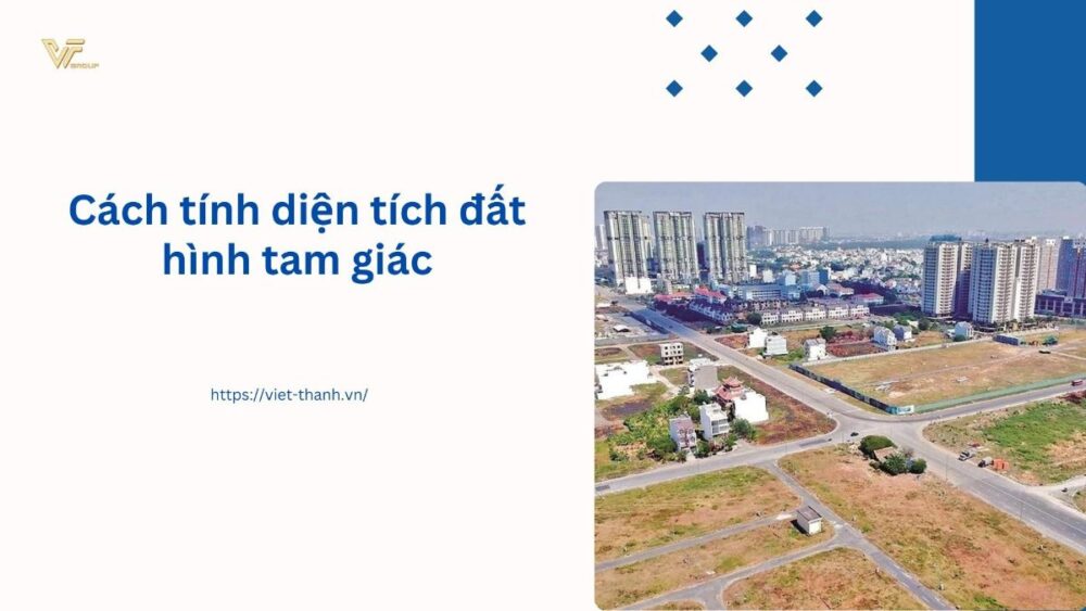 Cách tính diện tích đất hình tam giác