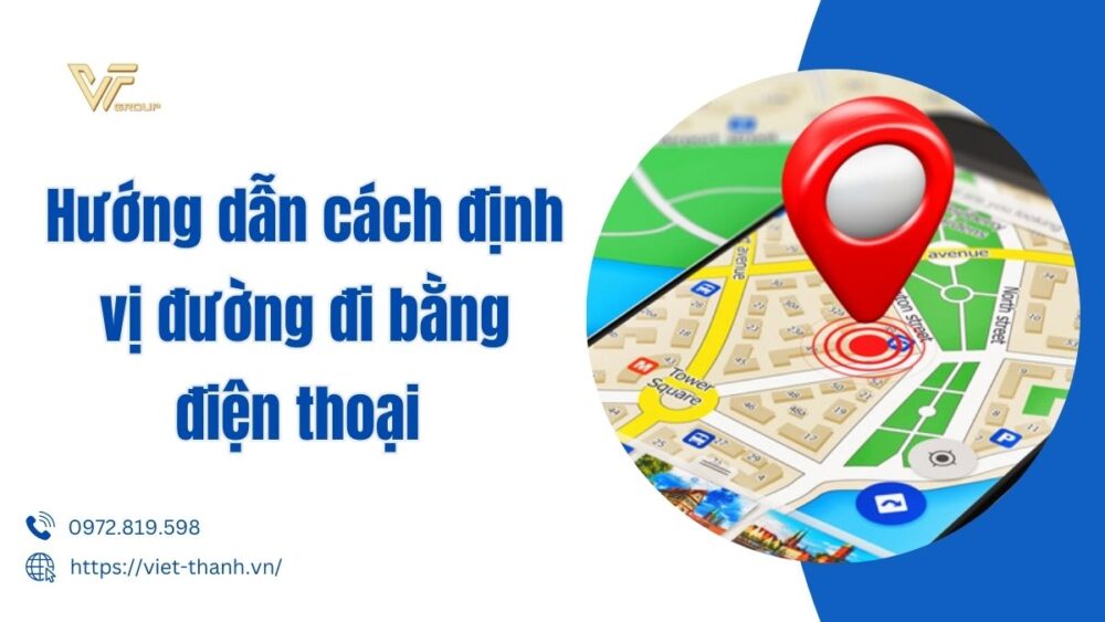 định vị đường đi bằng điện thoại