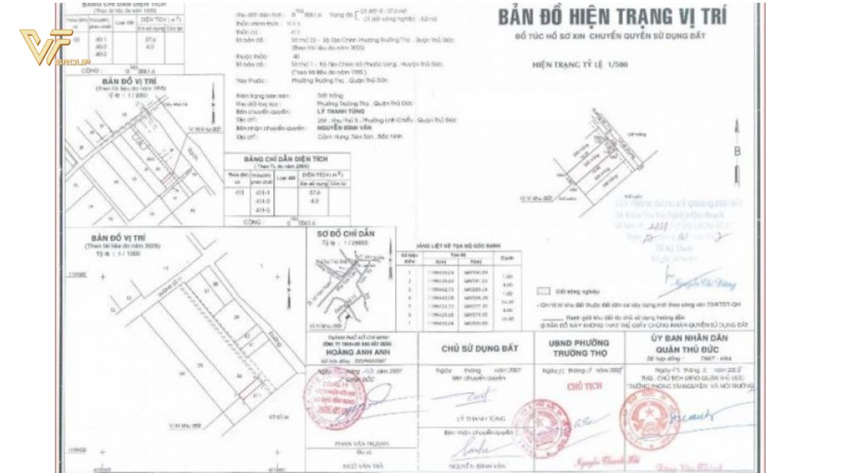 phí đo đất làm sổ đỏ