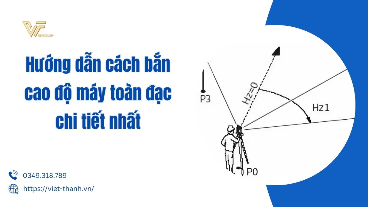 Bắn cao độ máy toàn đạc