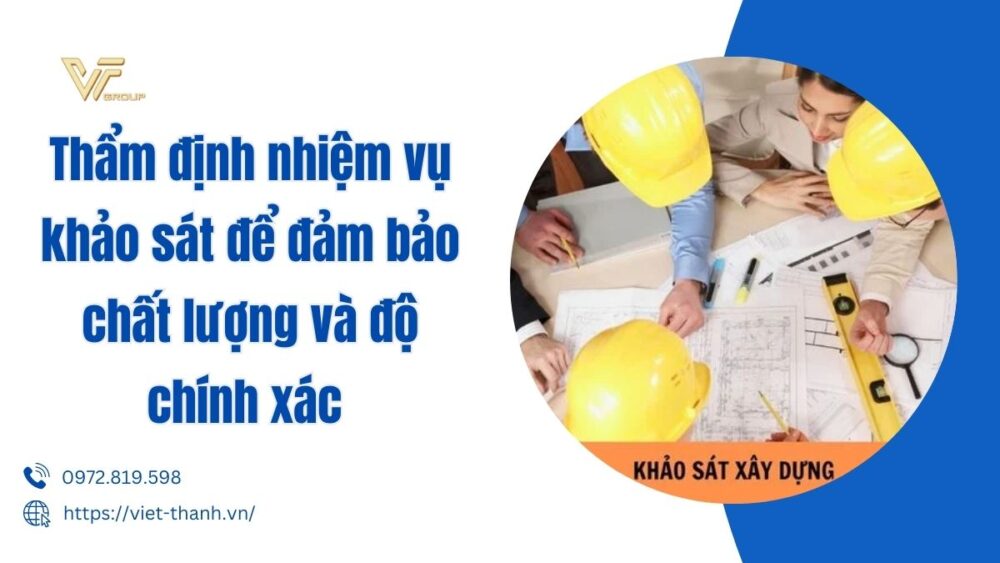 thẩm định nhiệm vụ khảo sát