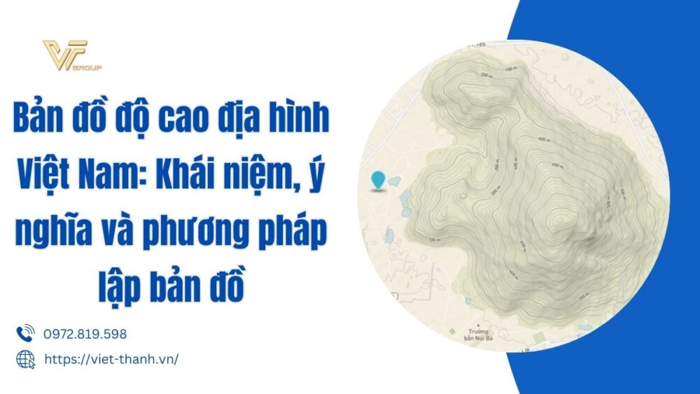 bản đồ độ cao địa hình việt nam