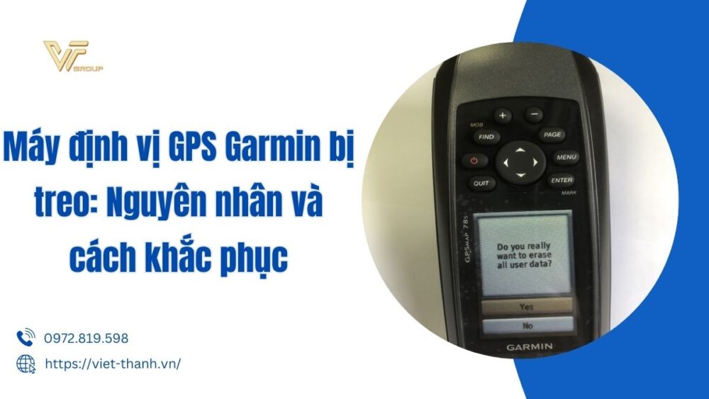 Máy định vị GPS Garmin bị treo