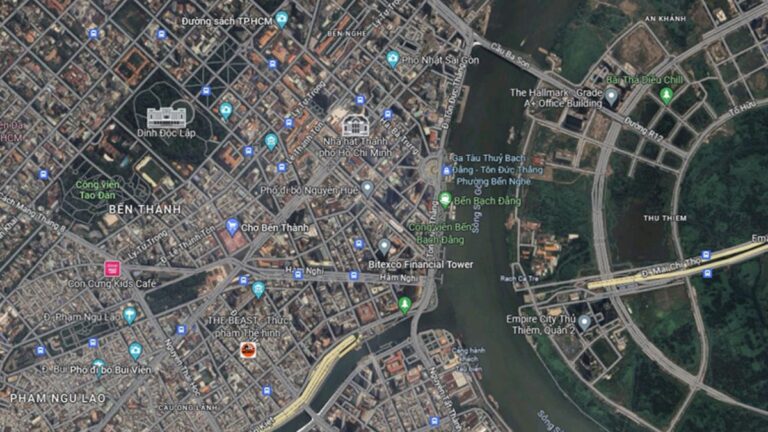 Bản đồ Google Maps vệ tinh: Hình ảnh 3D rõ nét