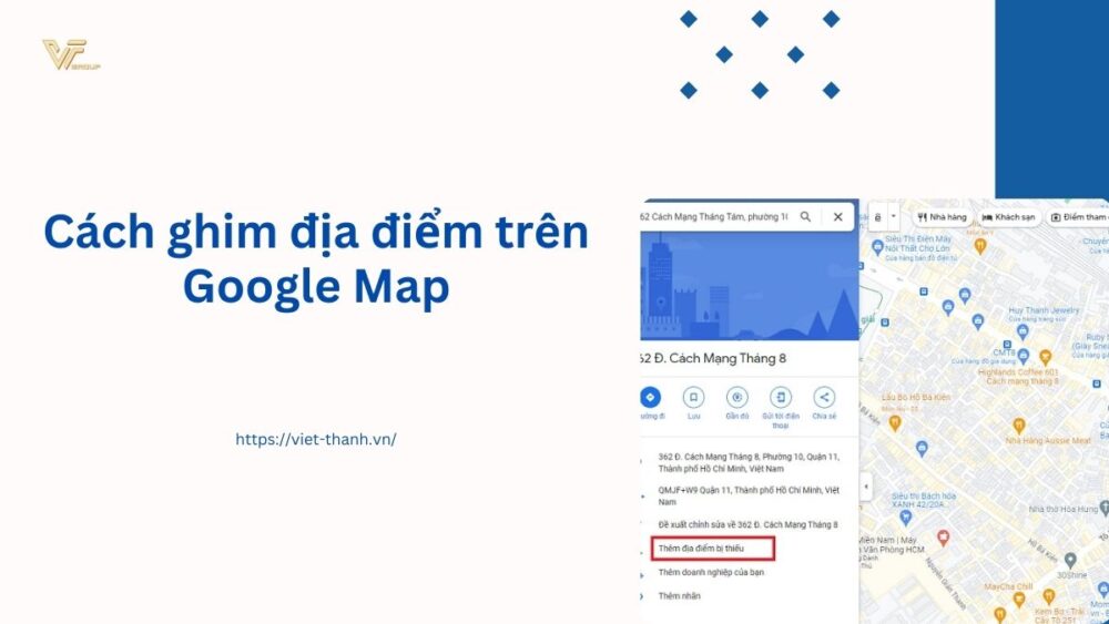 Cách ghim địa điểm trên Google Map