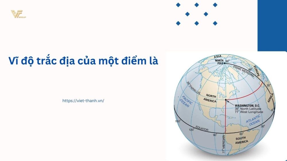 Vĩ độ trắc địa của một điểm là