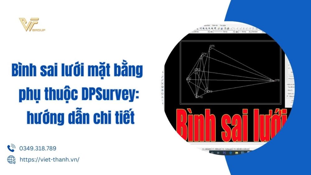 bình sai lưới mặt bằng phụ thuộc dpsurvey
