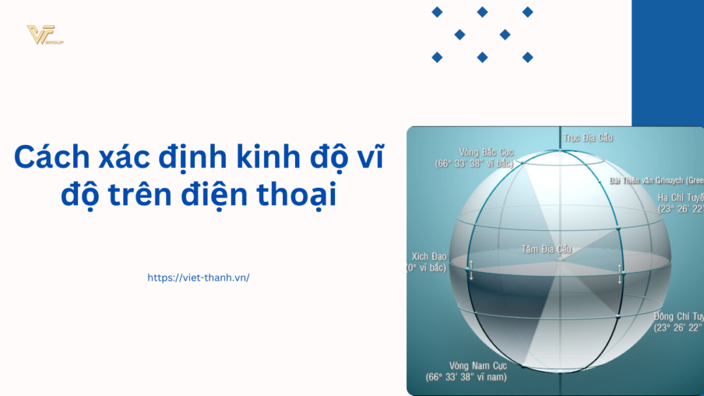 Cách xác định kinh độ vĩ độ trên điện thoại