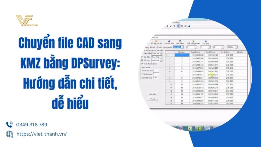 Chuyển File Cad Sang Kmz Bằng Dpsurvey Hướng Dẫn Chi Tiết, Dễ Hiểu (1)